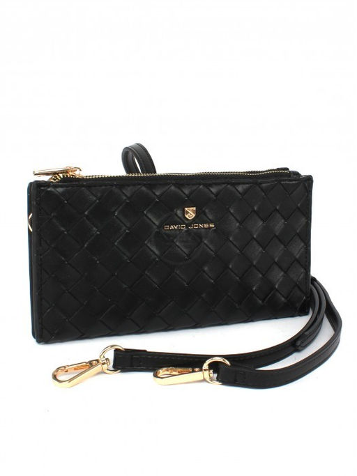 Сумка женская искусственная кожа DJ-СМ 7463-BLACK, 3отд, плечевой ремень, черный SALE 265264 - Adelia фото 5