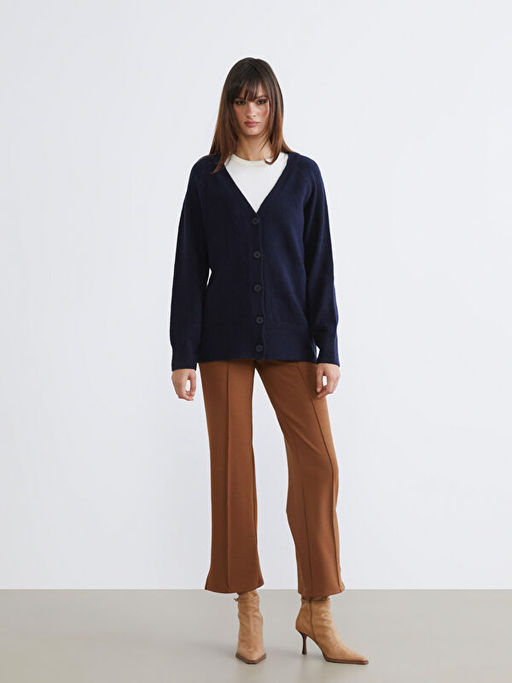 V Yaka Kad?n Triko H?rka