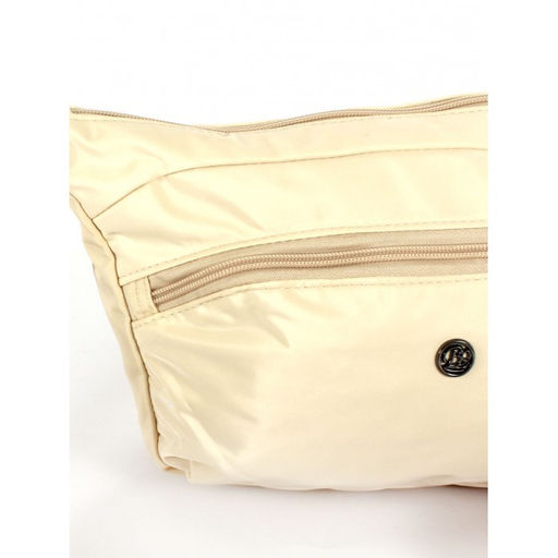 Сумка женская текстиль BoBo-6815, 1отд, плечевой ремень, молочный 261603  фото 4