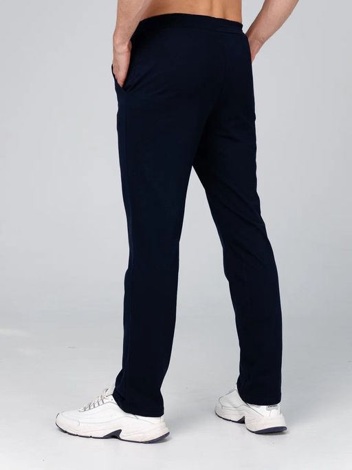 Брюки мужские кулирка (темно синий) - Lena basco фото 8