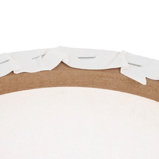 Холст на подрамнике круглый d-30 см, хлопок 100%, грунт акриловый, 1,5*30 см, мелкозернистый, 280г/м²