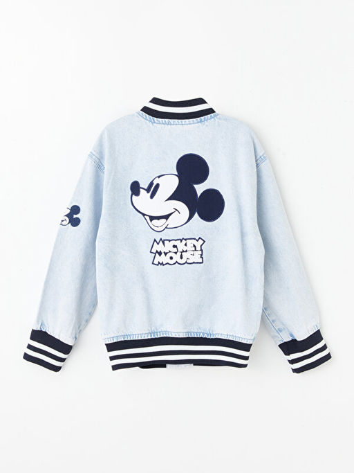 Mickey Mouse Nak??l? K?z ?ocuk Kolej Ceket - Waikiki фото 2