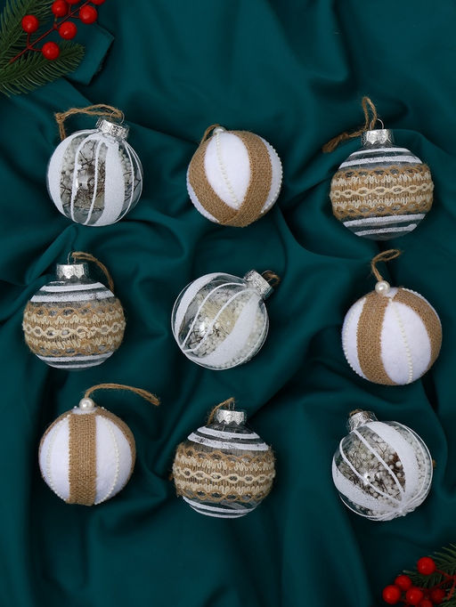 Ёлочные игрушки Орсон, шары новогодние, d=8 см, 9 шт. очарование - Зимнее волшебство фото 8