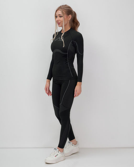Комплект женского термобелья серого цвета 2120Sr
