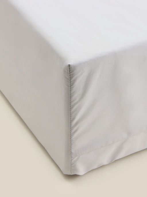 Простыня на резинке евро SL Home, 200200+30 см, серая, перкаль - Sima-land home фото 10