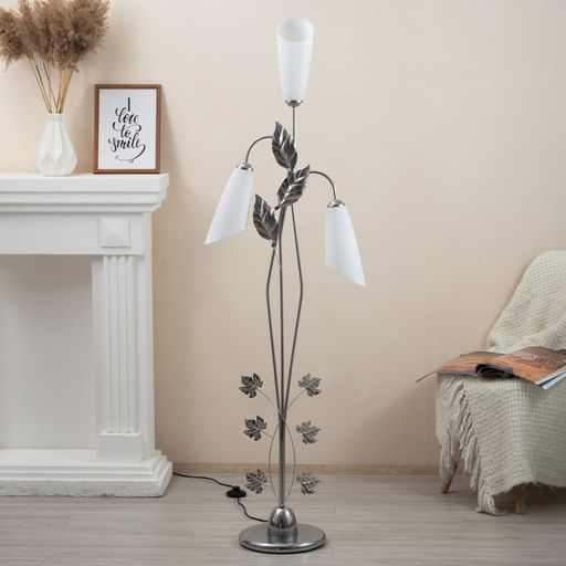 Торшер напольный BayerLux «Симпл», 3×15 Вт, E27, ×ром