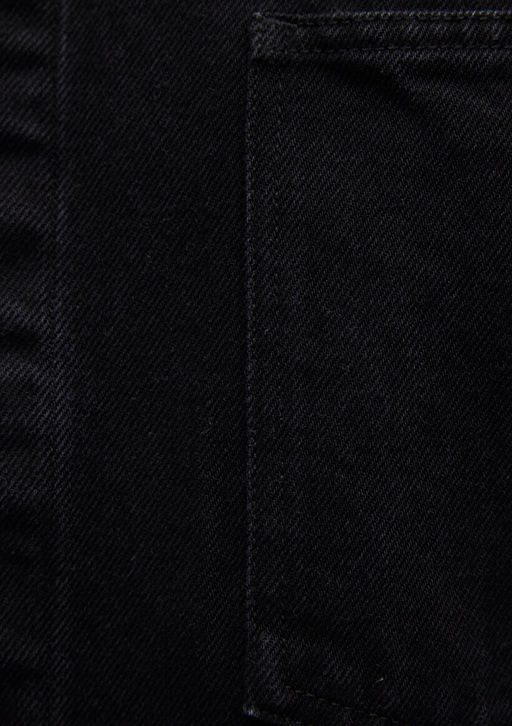 Siyah Denim Gomlek - Mavi фото 5