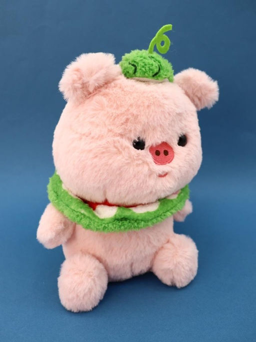 Мягкая игрушка "Watermelon pig", pink, 21 см