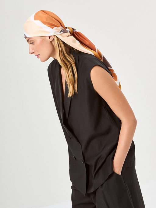 Платок жен. виск+шелк 90х90 LG34-428-27 - Eleganzza фото 2