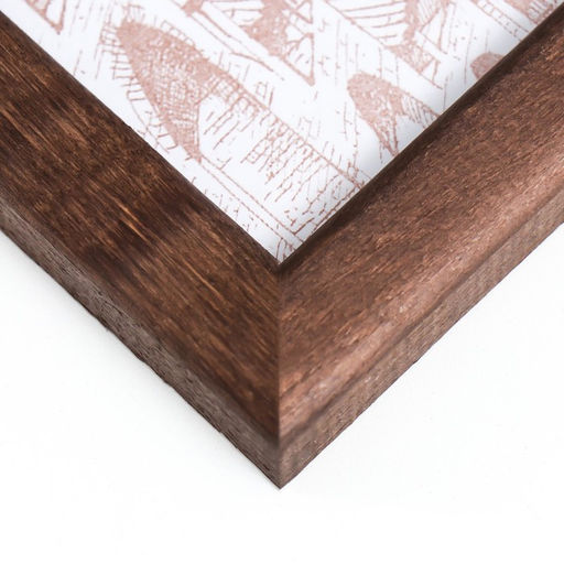 Фоторамка для фото 15×15 см Samoa, сосна, (пластиковый экран), орех