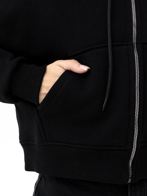 Толстовка укороченная футер 3х нитка с начесом. - Binita фото 7