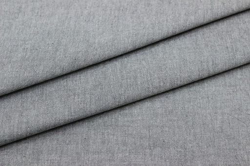 Вареный (стираный) хлопок цв.Серый меланж, ш.2.5м, хлопок-100%, 125гр/м.кв - Купава фото 2