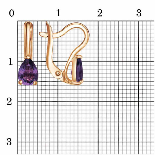 СЕРЬГИ 33114951Ам - Красная пресня фото 2