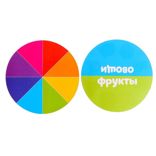 Развивающая игра с прищепками Формы, овощи и фрукты, по методике Монтессори - Iq-zabiaka фото 4