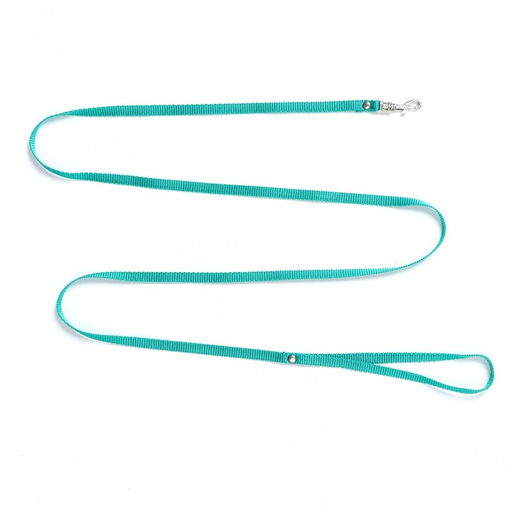 Поводок капроновый , 1,6 м х 1 см, зелёный - Пижон фото 3