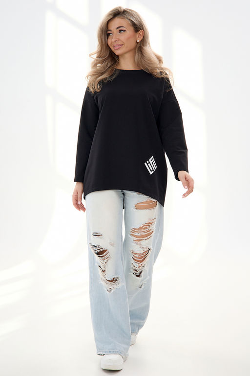 Кофта футер life дл/р