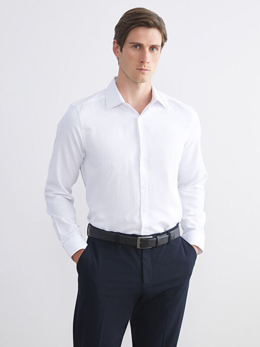 Slim Fit Uzun Kollu Arm?rl? Erkek G?mlek