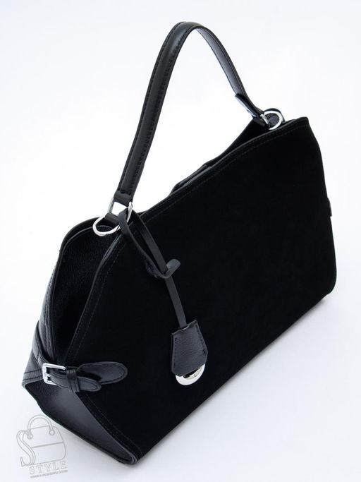 Сумка женская кожаная 1155VG black  Vitelli Grassi