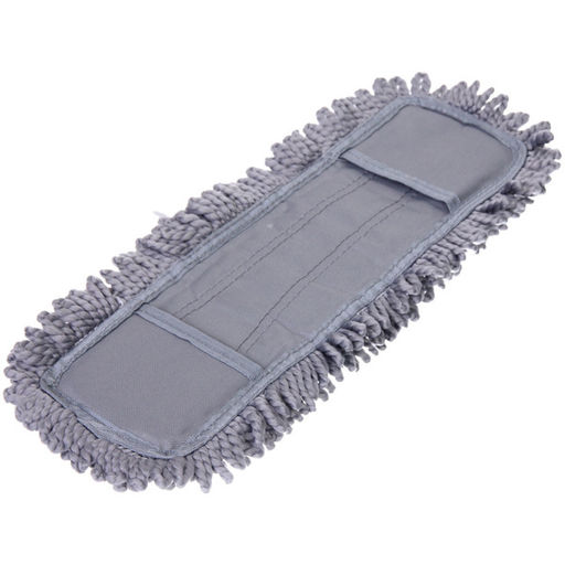 Сменная насадка для швабры из микрофибры Селфи 40х11 см 120гр Gray