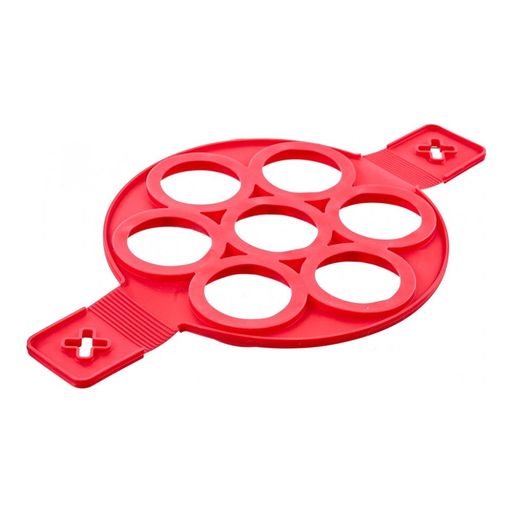 Форма для оладий на 7 ячеек Walmer, цвет красный  фото 3