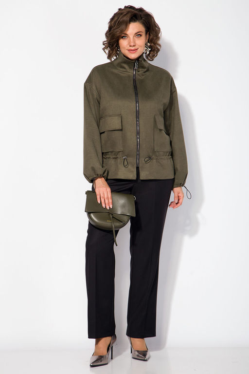 Костюм Liliana 1470БрПн хаки+черный
