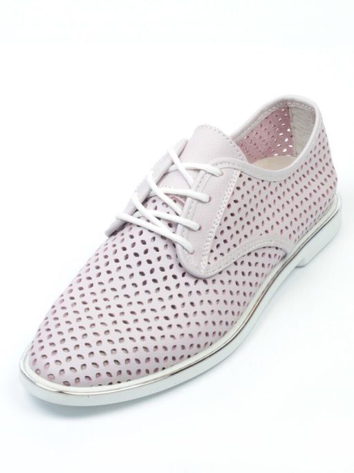 03-E130093-20B100M1 PINK Полуботинки женские (натуральная кожа) - Фабричный китай фото 5