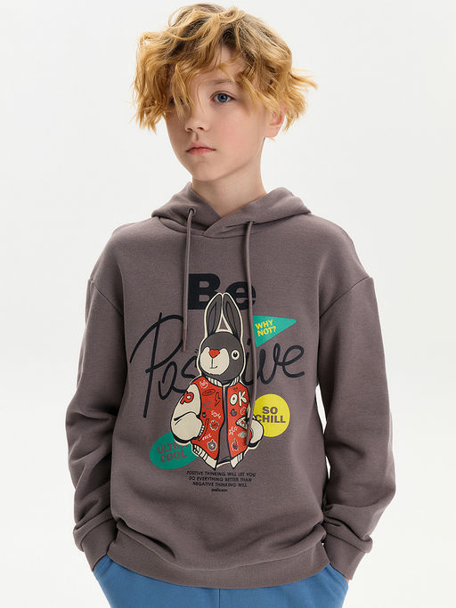 PELICAN, толстовка для мальчиков, Серый