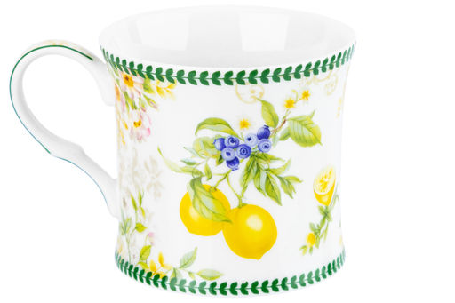 Кружка 250 мл 11,5*8,5*7,5 см "Лимоны" NEW BONE CHINA