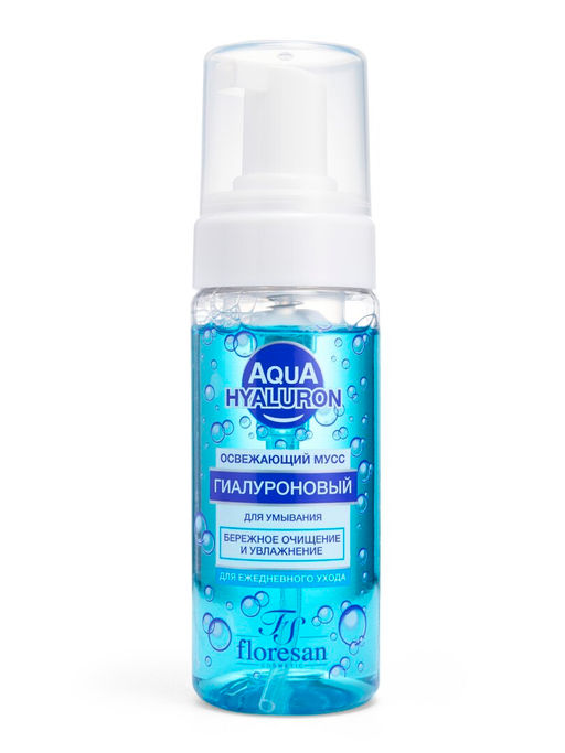 Floresan AQUA HYALURON Мусс для умывания гиалуроновый, 150мл