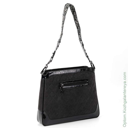 Женская замшевая сумка 73550 Грей