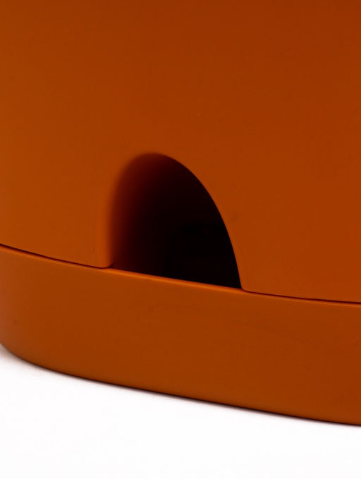 Кашпо с прикорневым поливом 15 л D-29,5см, H-31см карамель "Гранд"