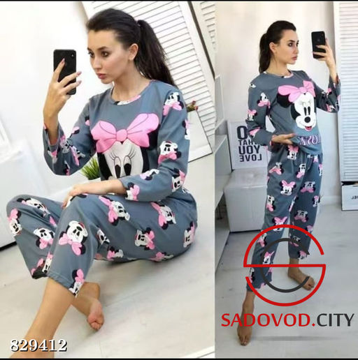 Пижама женская с рисунком