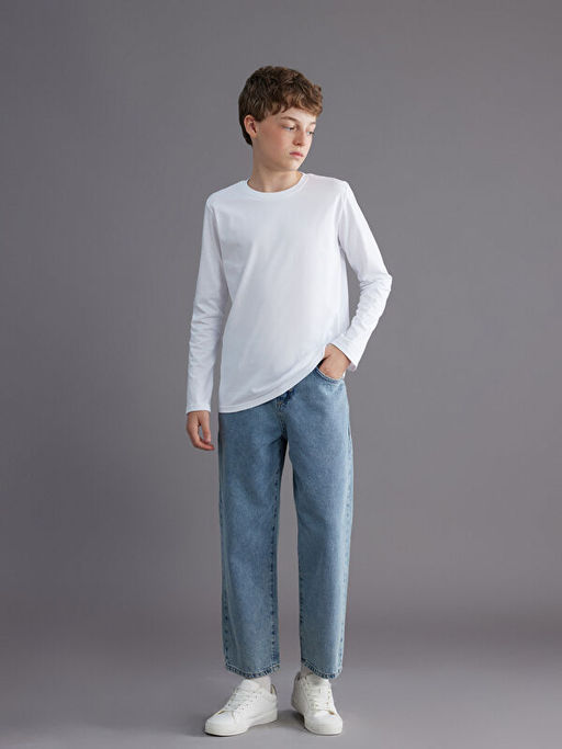 Bisiklet Yaka Erkek ?ocuk Ti??rt