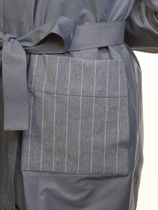 9016 GRAY/BLUE Ветровка женская (60% полиэстер, 40% хлопок) - Fashion фото 4