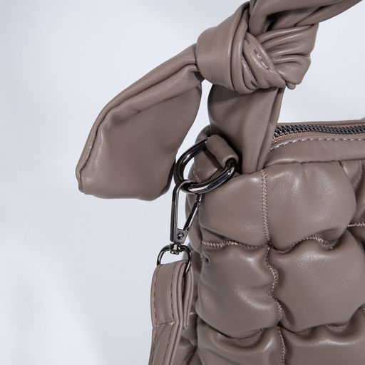 Сумка-мешок на молнии, длинный ремень, цвет бежевый - Simaland фото 5