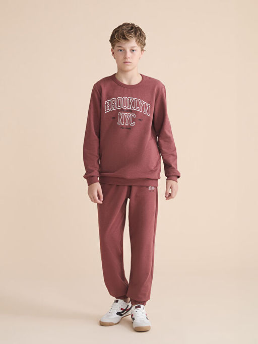 Bisiklet Yaka Erkek ?ocuk Sweatshirt