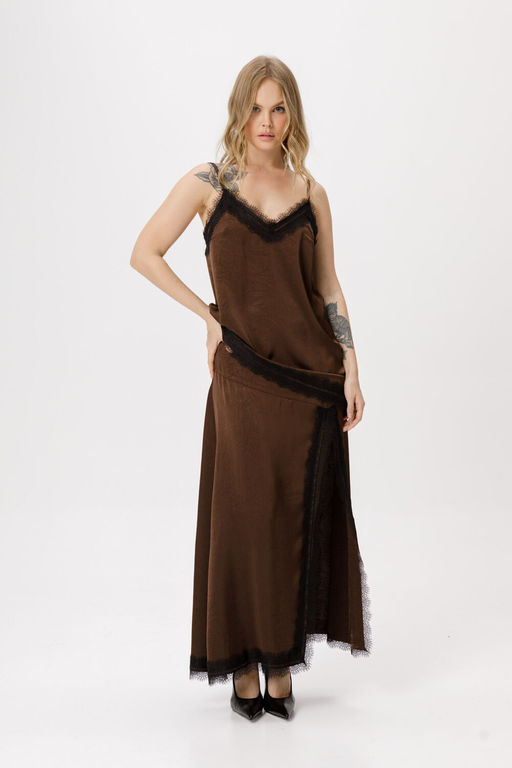 Юбка Pirs 6365 коричневый