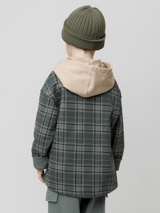 КР 302780/пряный базилик,клетка к650 рубашка для мал - Crockid фото 4