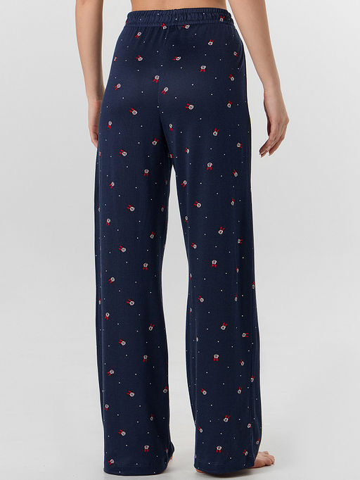 Комплект домашний женский синий с узором - Mark formelle фото 8