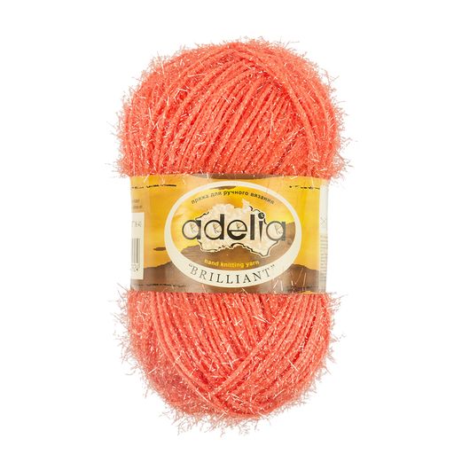 Пряжа ADELIA BRILLIANT 100% полиэстер 10 шт. х 50 г 90 м  5 м