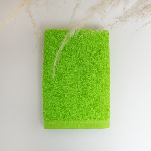 Полотенце махровое 50х80см, салатовый, 360г/м, 100% хлопок - Текстиль центр фото 2
