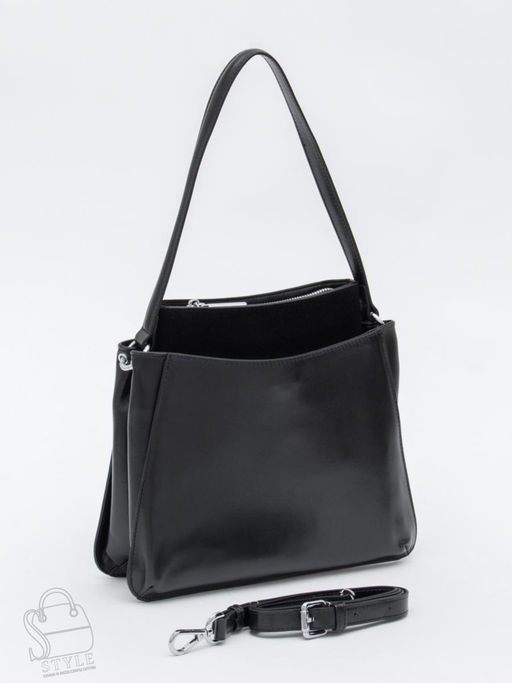 Сумка женская кожаная 2392Y black Polina&Eiterou в Новосибирске