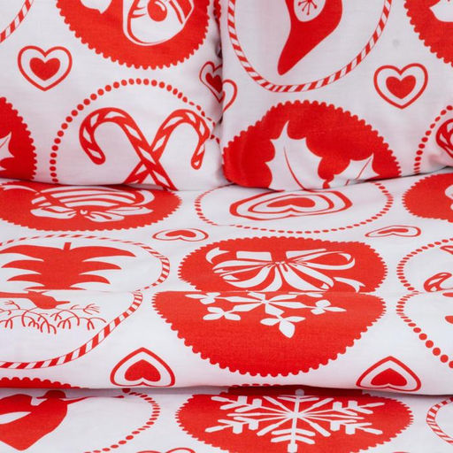 Постельное бельё новогоднее LoveLife 1.5 сп New Year's gifts 143х215см, 150х225см, 50х70 - 2шт  фото 3