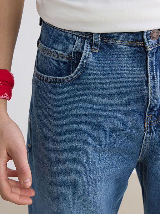 745 Baggy Fit Erkek Jean Pantolon