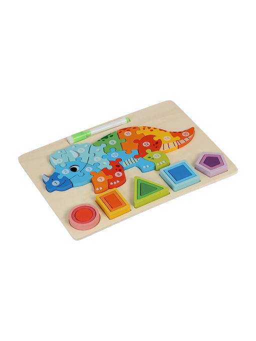 Деревянный 3D пазл для малышей, рамка - вкладыш