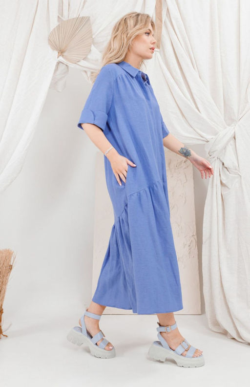 Платье AMORI 9646 василек  фото 3