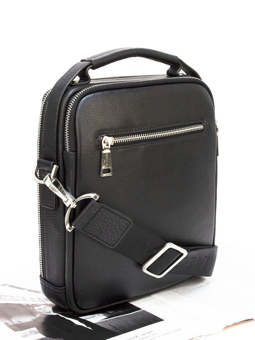 LACCOMA сумка 5512-4-черный натуральная кожа