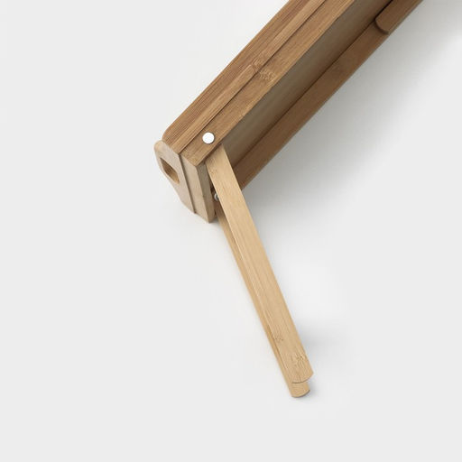 Поднос для завтрака с ножками Доляна «Забота», 50×30×25 см, бамбук