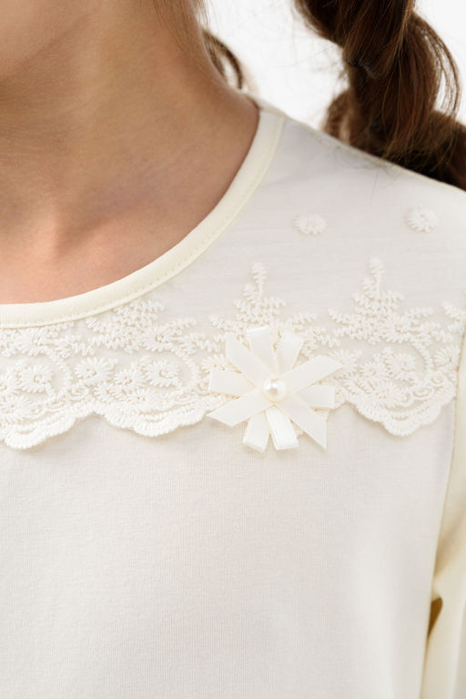 Мимоза блузка длинный рукав