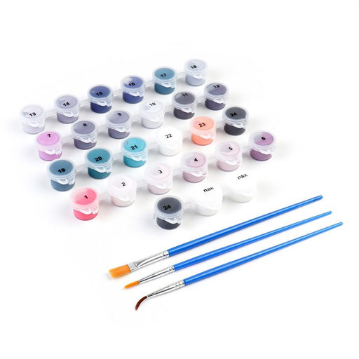 Картина по номерам на холсте с подрамником Девушка в ночном городе 40 50 см - Школа талантов фото 5